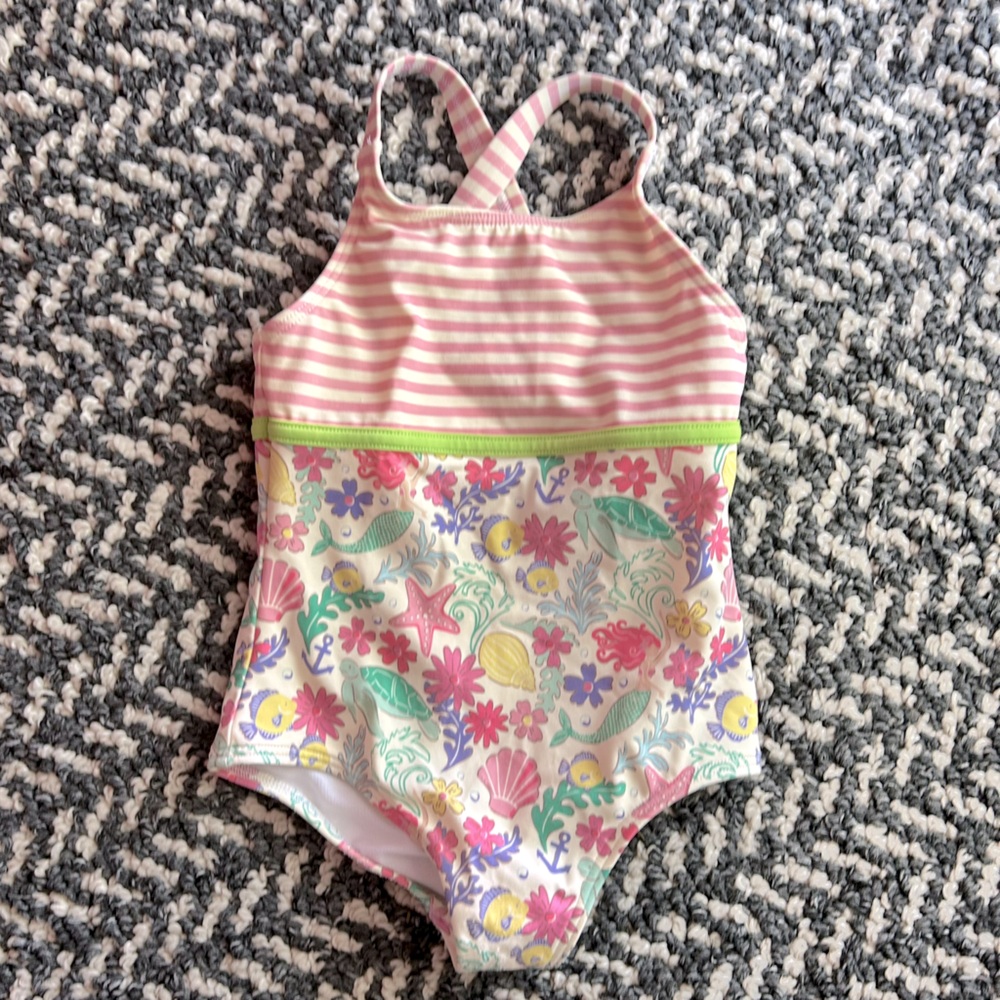 Mini Boden Girl’s One Piece Swimsuit - size 18-24 months
